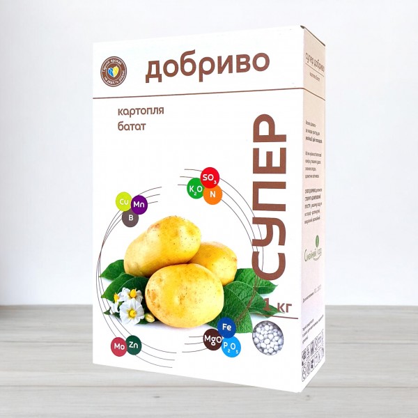 Добриво гранульоване Супер Добриво, 1кг, для картоплі та батата